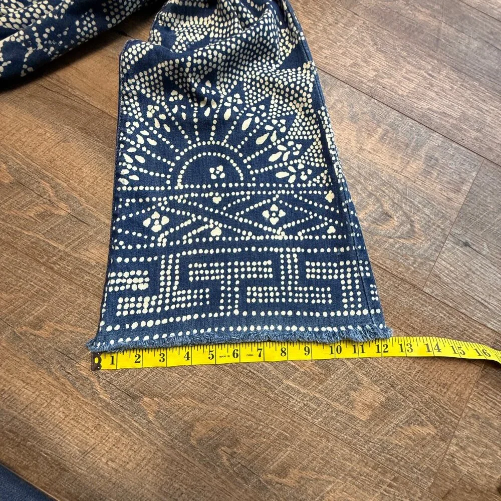 Women's Free People Bleached jeans Sz 31 Boho Fesitval Jeans - Picture 15 of 15